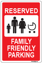 family-friendly-parking-sign