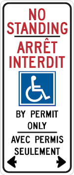 Rb-94b-Disabled-Stand Excemption-sign