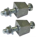 Hex Bolts,Nuts, Washers & Spacers for 10 ft U-Channel Posts